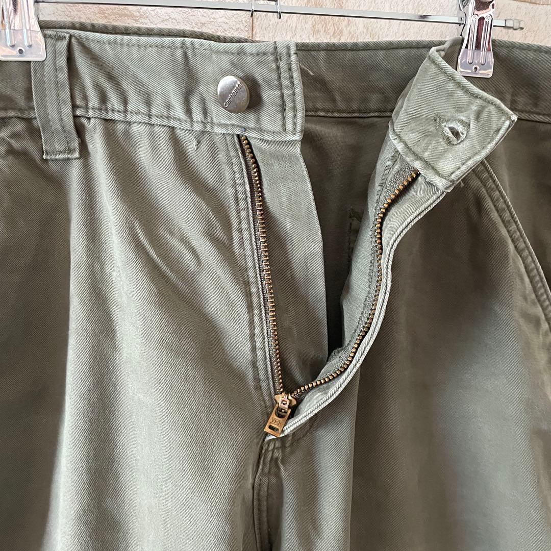 カーハート ペインターパンツ 刺繍 カーキ 34×34