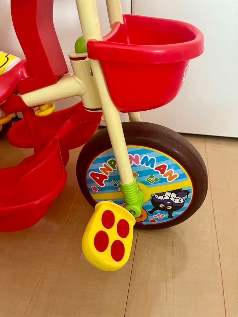 【あん】アンパンマン デラックスⅡ 三輪車 赤