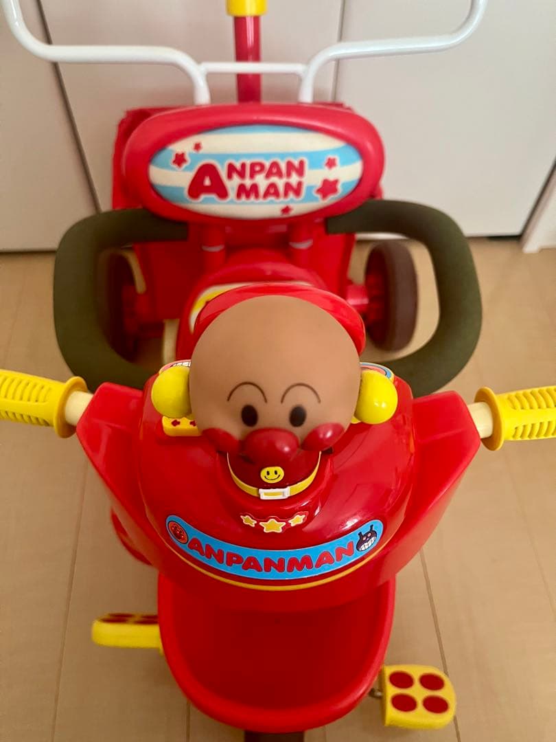 【あん】アンパンマン デラックスⅡ 三輪車 赤