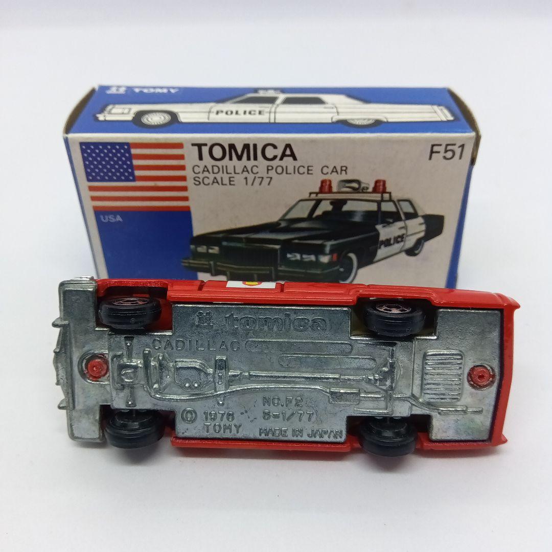 ☆いちご☆　トミカ 青箱 日本製 F51 キャデラックポリスカー C