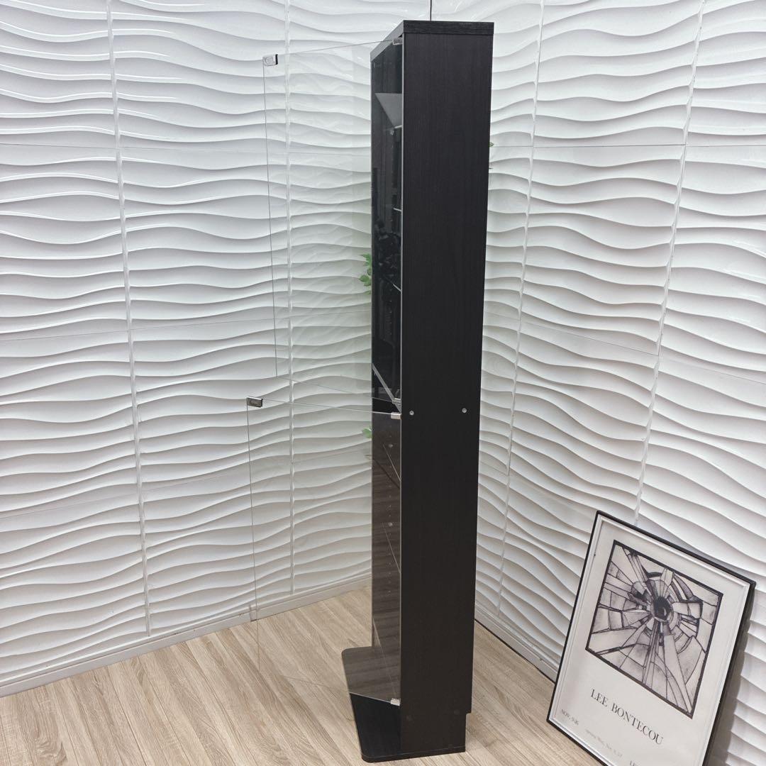 ②大阪府 神戸市 配達料無料！◇不二貿易◇ガラスコレクションケース◇ハイタイプ