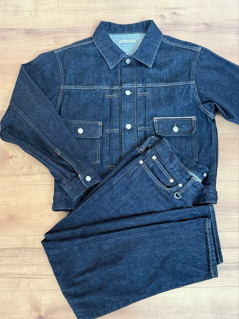 uniform experiment 2025 デニムセットアップ