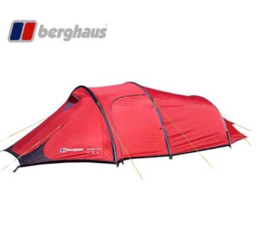 おとうふ　テント　限定品!バーグハウス1〜3人用テント検:コールマン