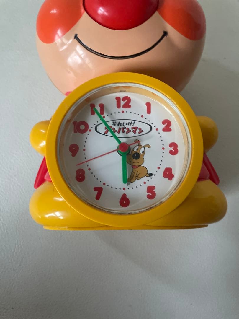 セガ それいけ！ アンパンマン 置き時計 アラームクロック お喋り目覚 当時物