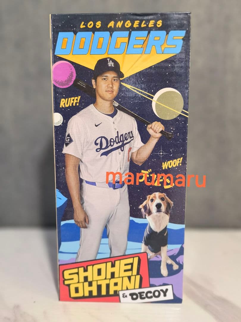 [本物]8月28日来場者限定 大谷翔平&デコピン ボブルヘッド ドジャース ⑩