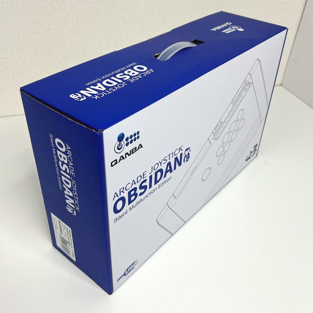 【極美品】 Qanba Obsidian Q3 アケコン 静音モデル