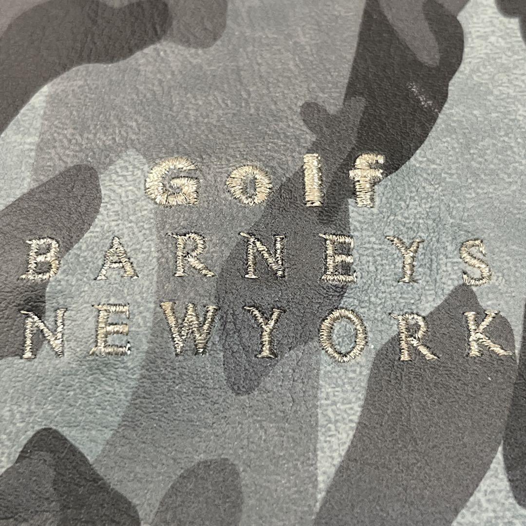 バーニーズニューヨーク　ゴルフバッグ　キャディバッグ　カモフラ　ナイロン　レザー