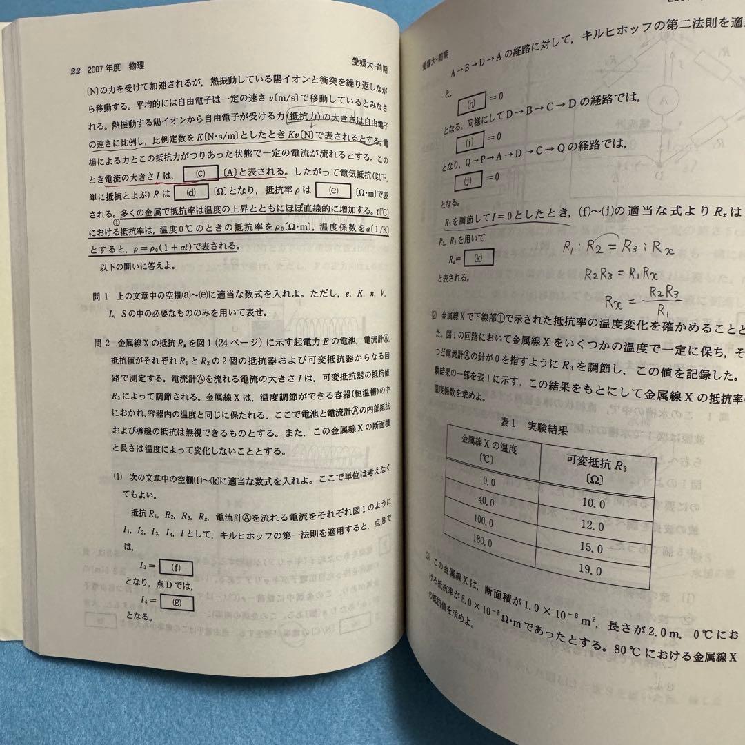 赤本　愛媛大学　医学部　1996年～2022年　27年分