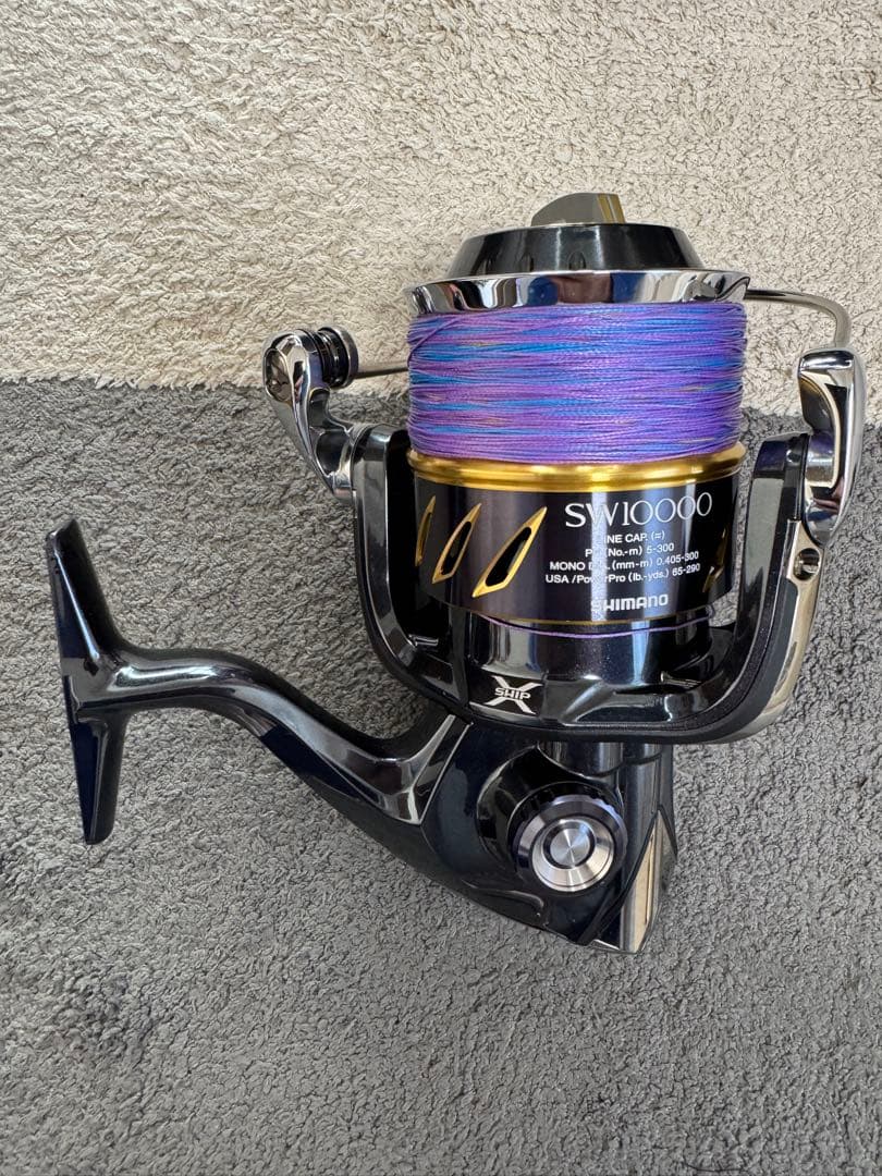 SHIMANO STELLA SW10000PG スピニングリール 美品 PE付