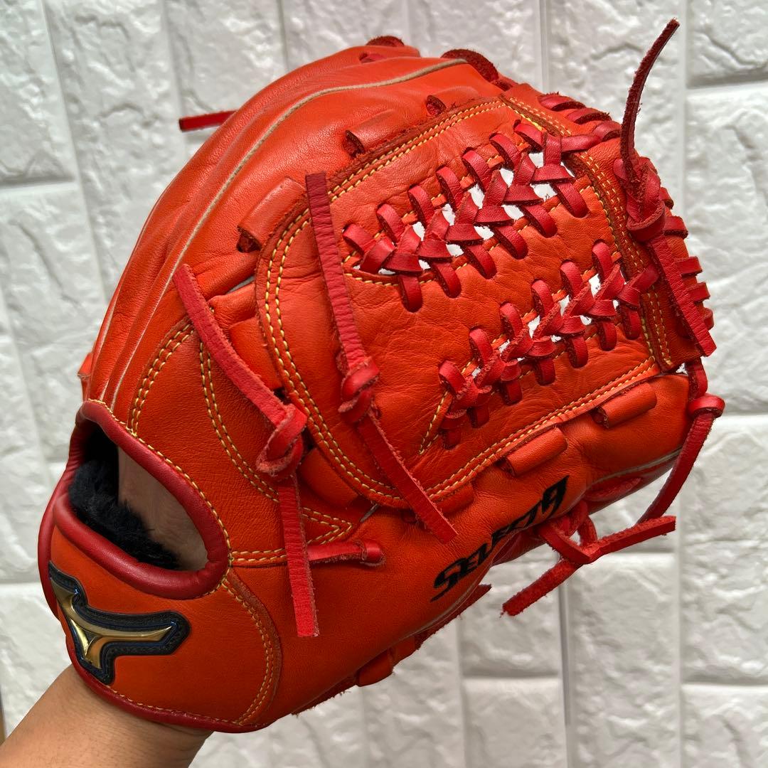 【美品】野球 グローブ 軟式 少年野球 ミズノ 内野手 セレクト9