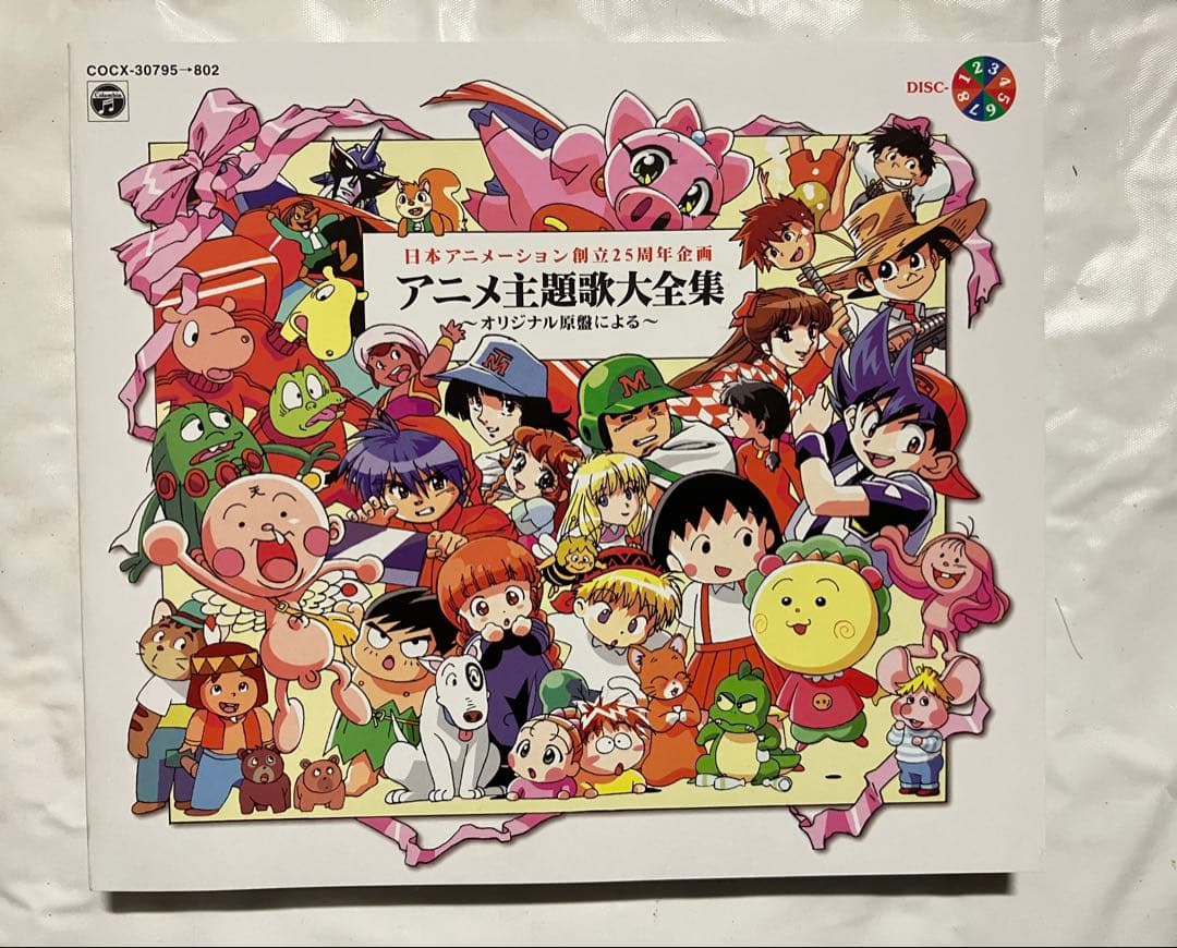 日本アニメーション創立25周年企画 アニメ主題歌大全集 初回仕様