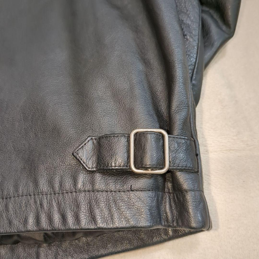 美品 オールドギャップ レザージャケット ブルゾン 牛革 XXLサイズ ブラック