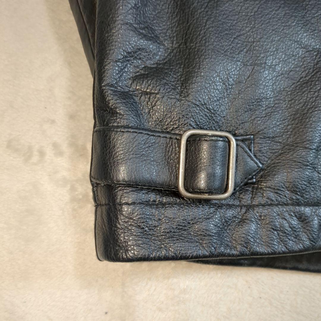 美品 オールドギャップ レザージャケット ブルゾン 牛革 XXLサイズ ブラック