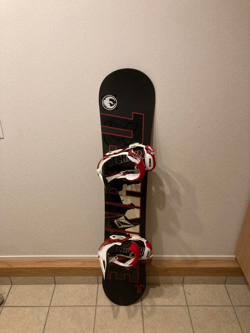 TECH NINE 150 スノーボード バインディング付き