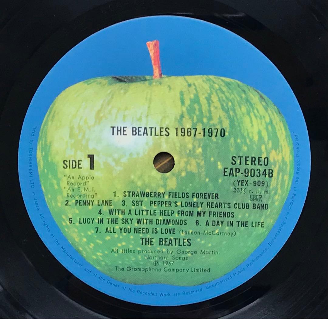ビートルズ/青盤 赤盤　2タイトル、4枚セット！　オリジナル盤　入手困難！