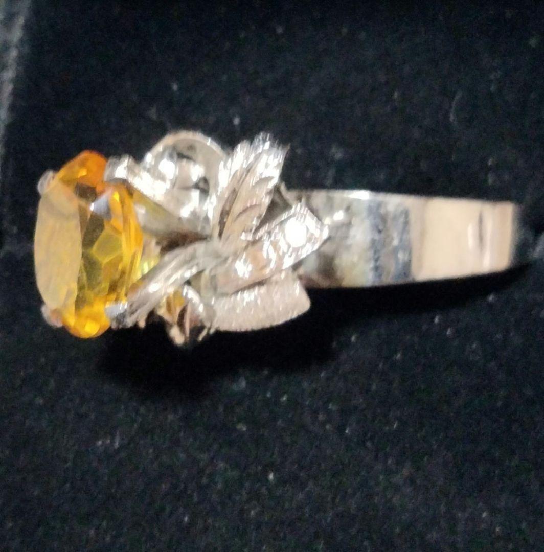 デザイン トパーズ リング サイズ12