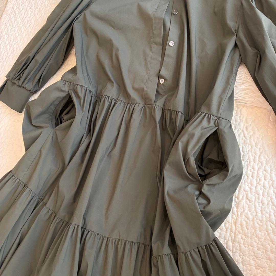 美品♡セオリーリュクス　蛯原友里コラボ タイプライターティアードワンピース