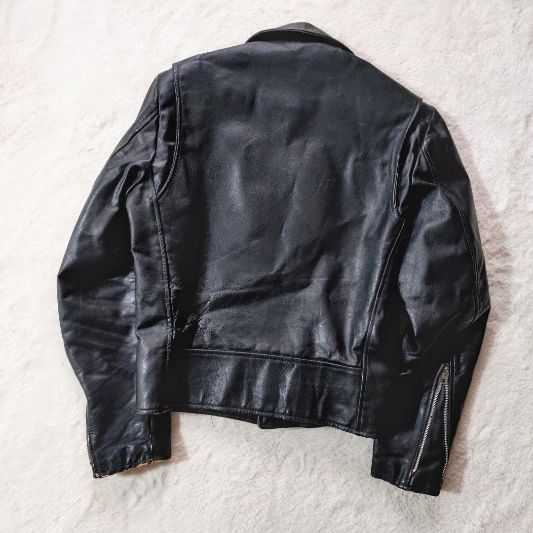 60s sears ライダース servalジップ 雰囲気抜群 ダブル USA製