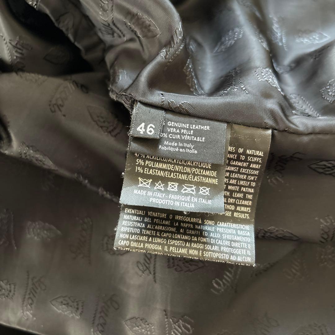 キャメルGUCCIレザーブルゾン