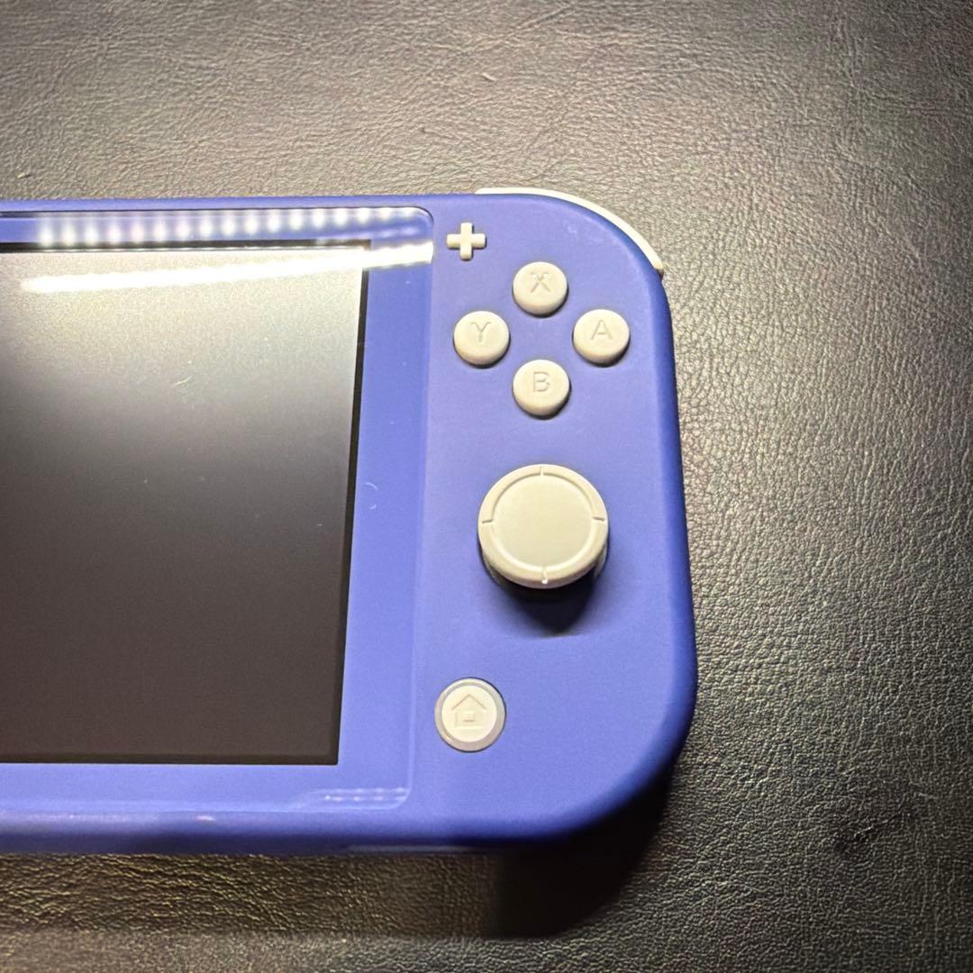 Switch Lite 本体 充電器付き クリアカバー付き 動作確認済み 箱なし