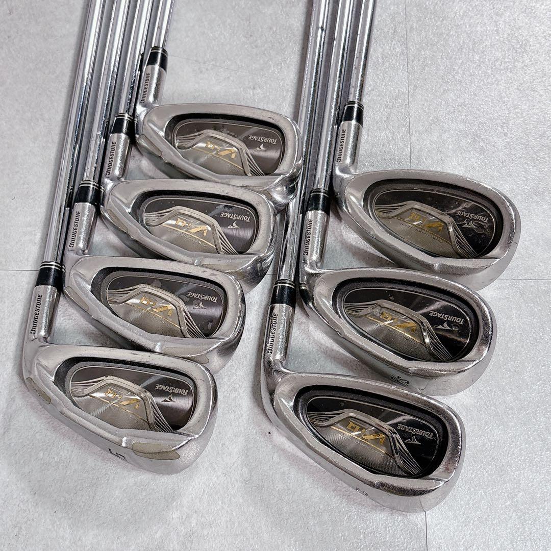 V810 ツアーステージ メンズ ゴルフ クラブ フルセット エナメル 赤 男性