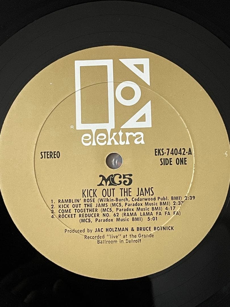 MC5 KICK OUT THE JAMS レコード US盤 LP