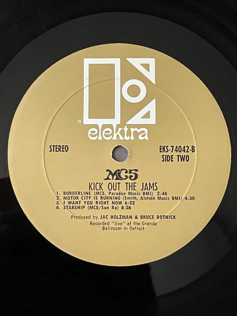 MC5 KICK OUT THE JAMS レコード US盤 LP