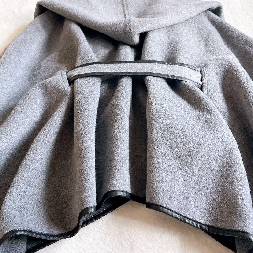 SNIDEL新木優子Sweet Collaboratio nポンチョコートグレー