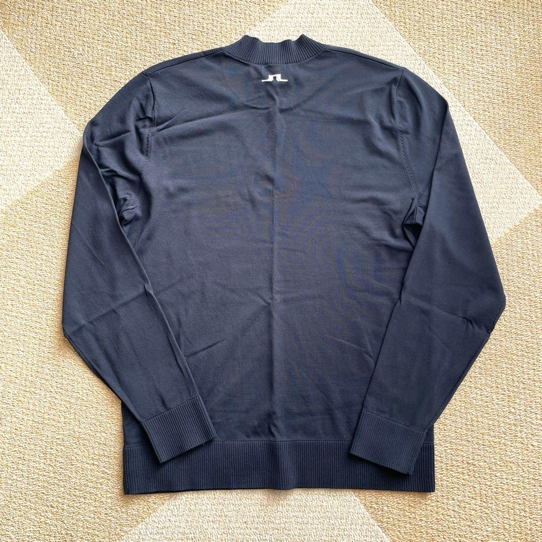 J.LINDBERG ゴルフ ニット 長袖　ネイビー L