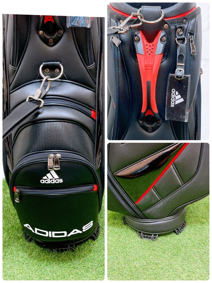 H アディダス　スリーバー　キャディバッグ　9.5型　DI849 人気