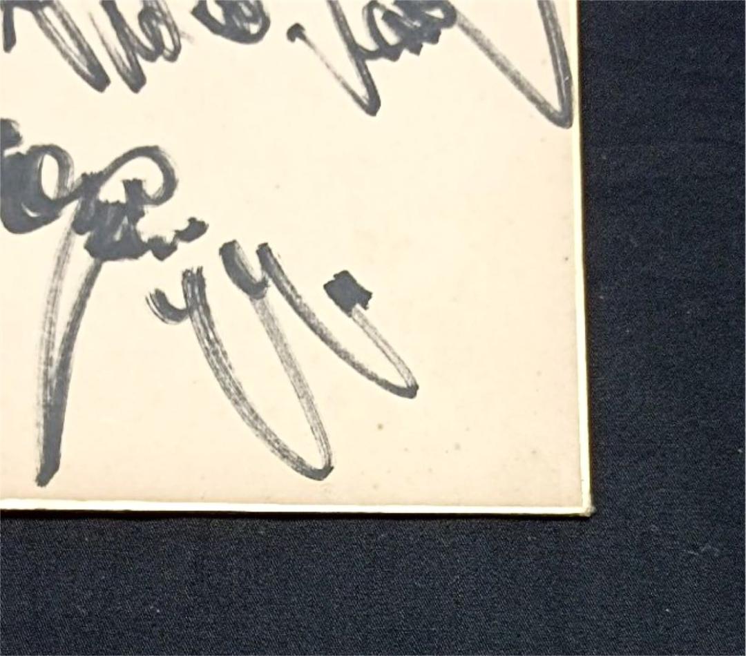 長嶋茂雄 王貞治 ほか 巨人 直筆サイン色紙 ジャイアンツ