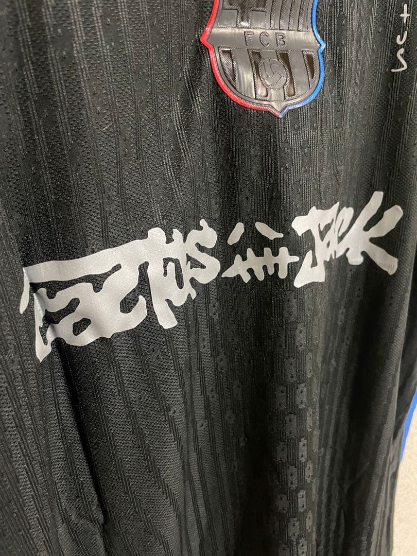 バルセロナ　選手支給品　24/25アウェイユニフォーム　ガビ 限定デザ
