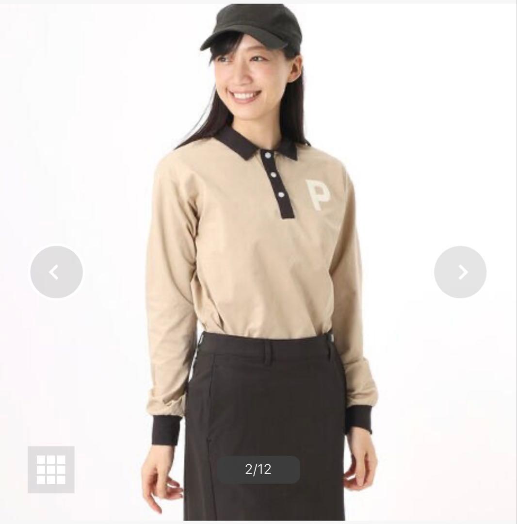 PUMA GOLF プーマゴルフ レディース Pロゴ セットアップ 黒