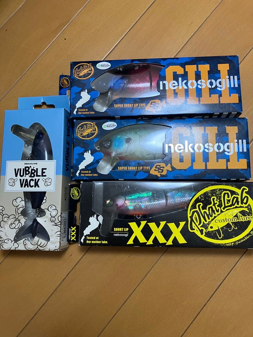 タイニークラッシュフィッシュオリカラ　他ルアーセット