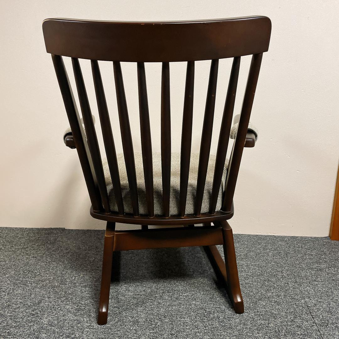 希少　ニトリ　回転式　ダイニングチェア ダークブラウン MARAK SWIVEL