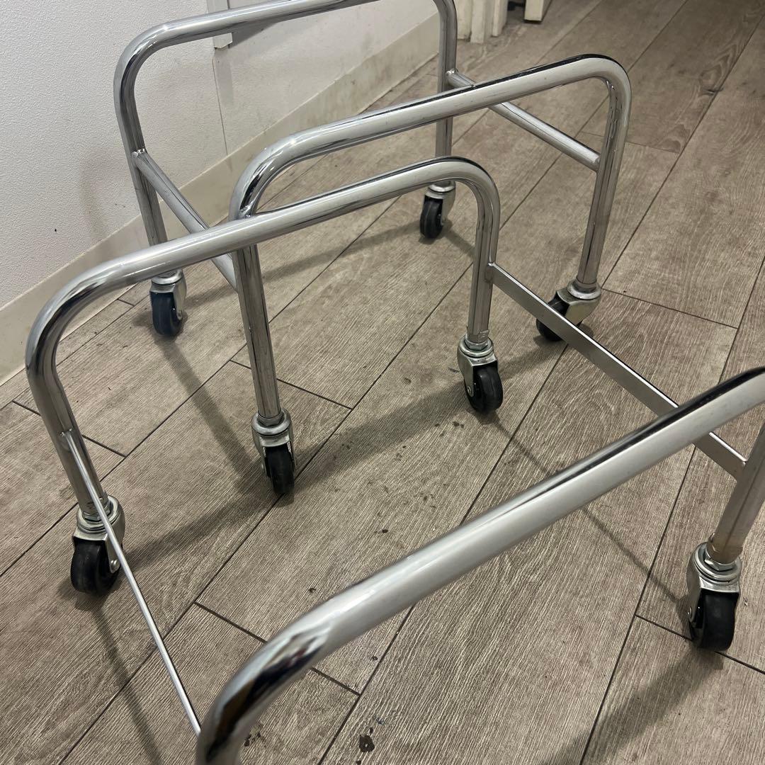 カゴ　スーパーカゴ　ショッピングバスケット専用置台