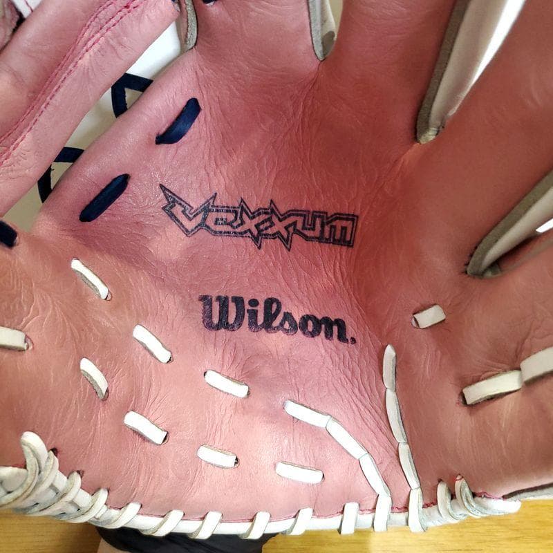 ウイルソン 限定 花柄レザー ベクサム Wilson 内野用 軟式グローブ