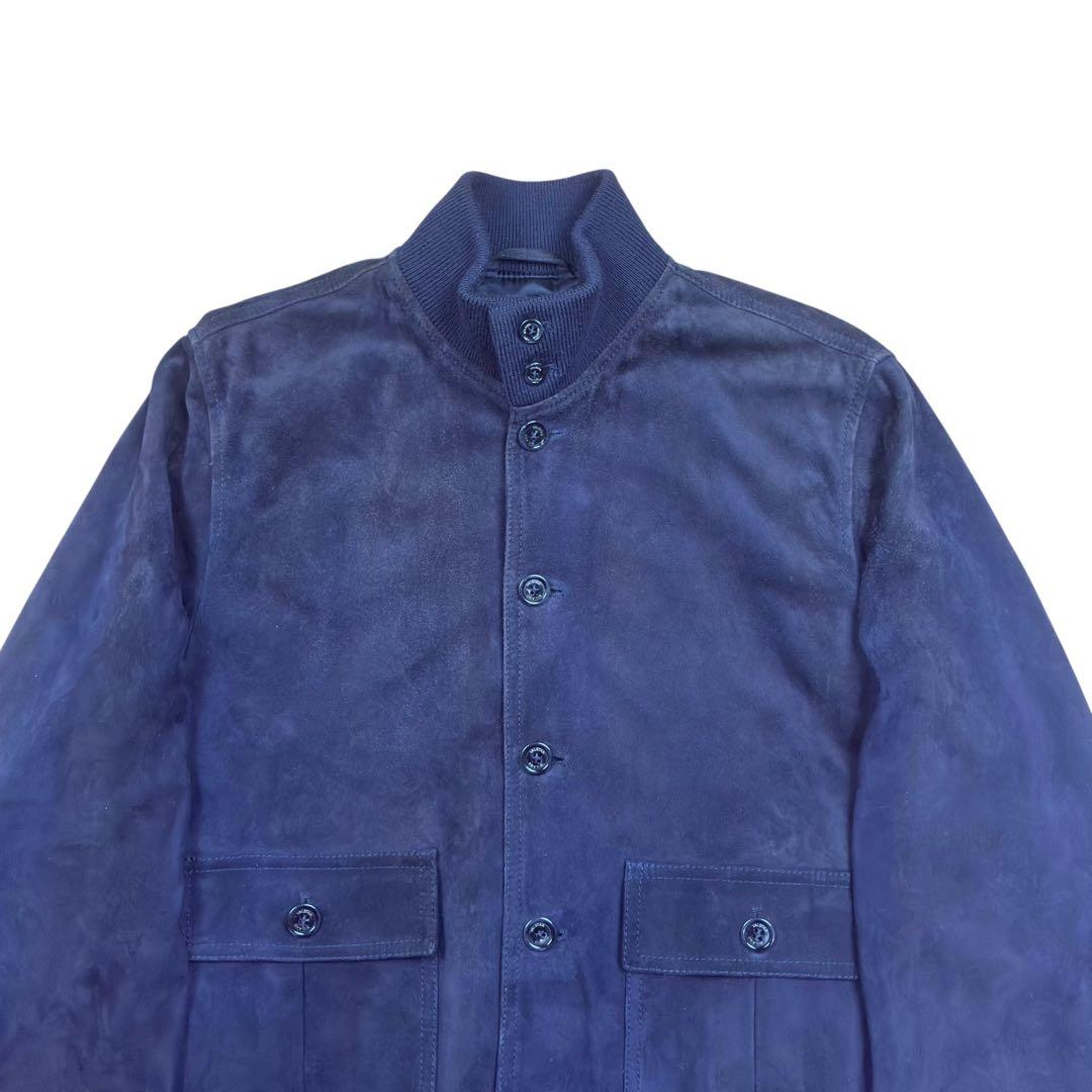 Valstar ヴァルスタリーノ ゴート スエード レザー ブルゾン 48