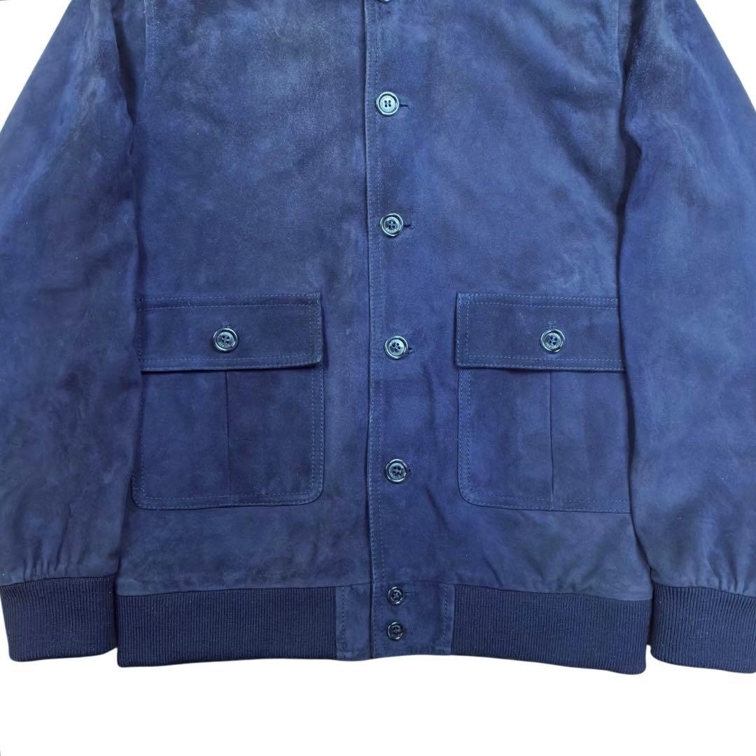 Valstar ヴァルスタリーノ ゴート スエード レザー ブルゾン 48