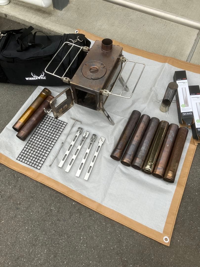 Winnerwell nomad view薪ストーブSサイズ専用バッグ延長脚付