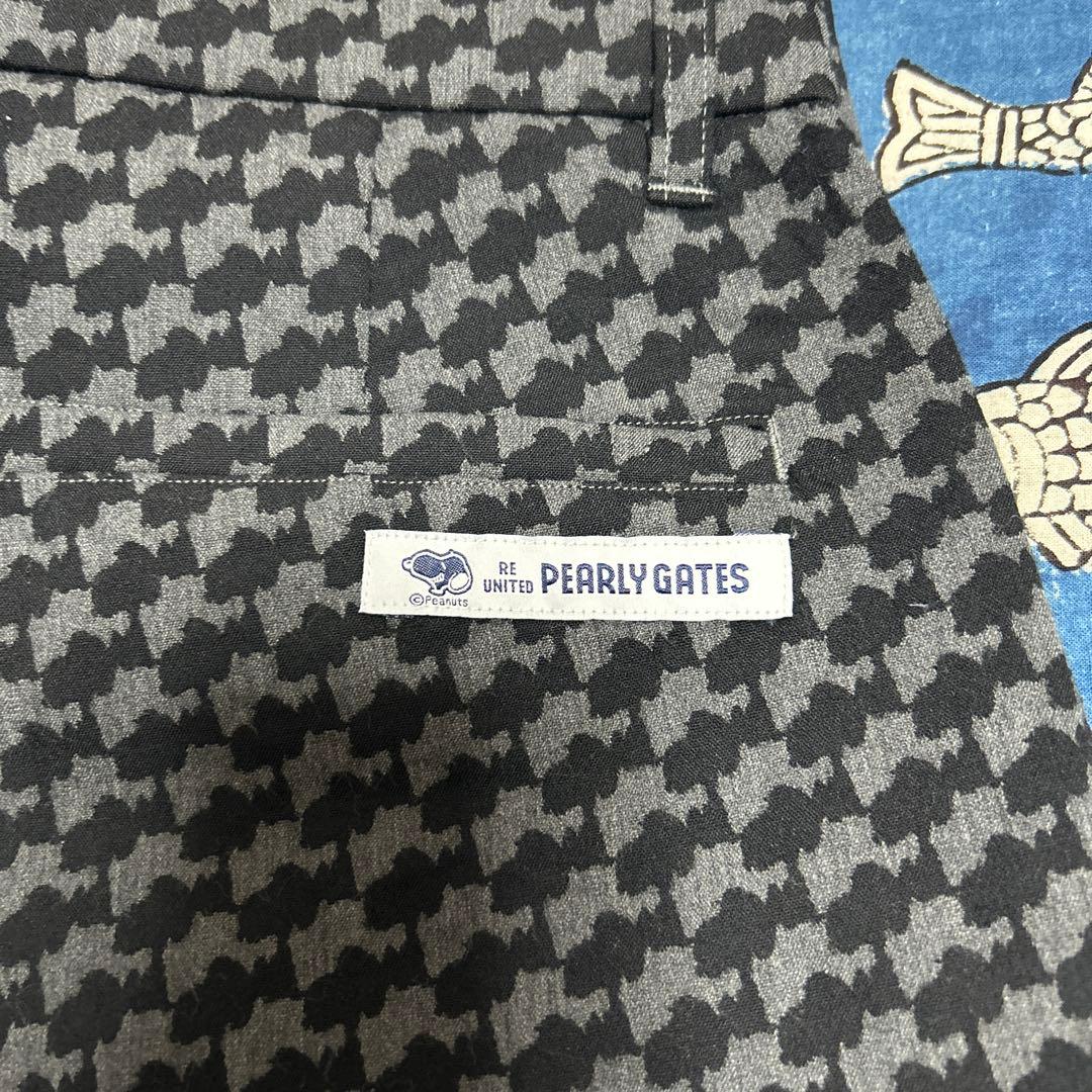 PEARLY GATES スヌーピー総柄パンツ　5