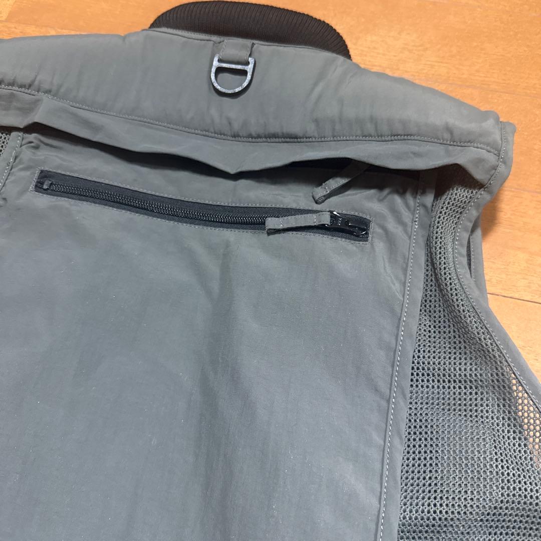 リトルプレゼンツ　V-26 メッシュベスト　Mサイズ　チャコールグレイ