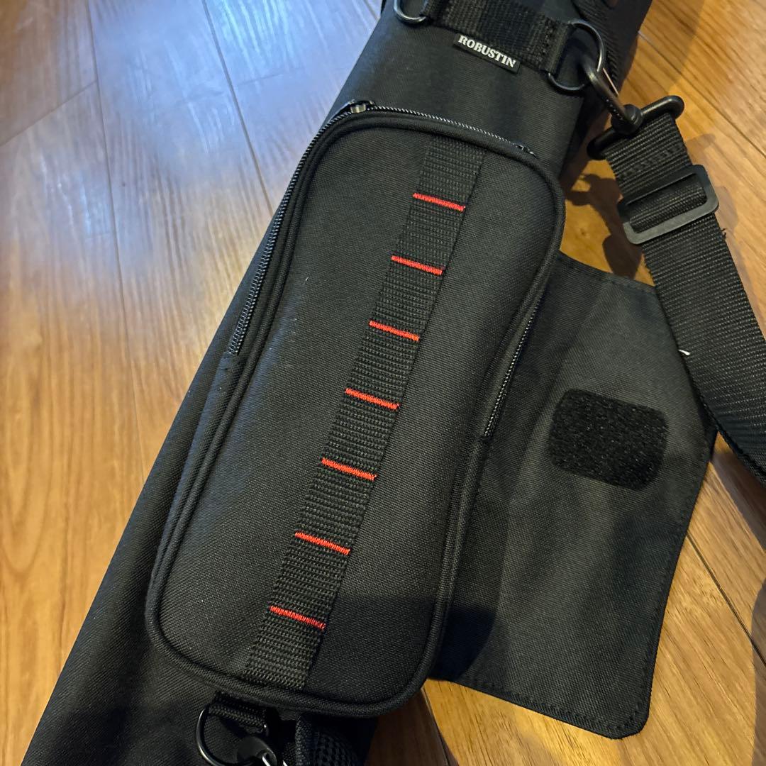 ROBUSTIN スタンド付きキャディバッグ ブラック