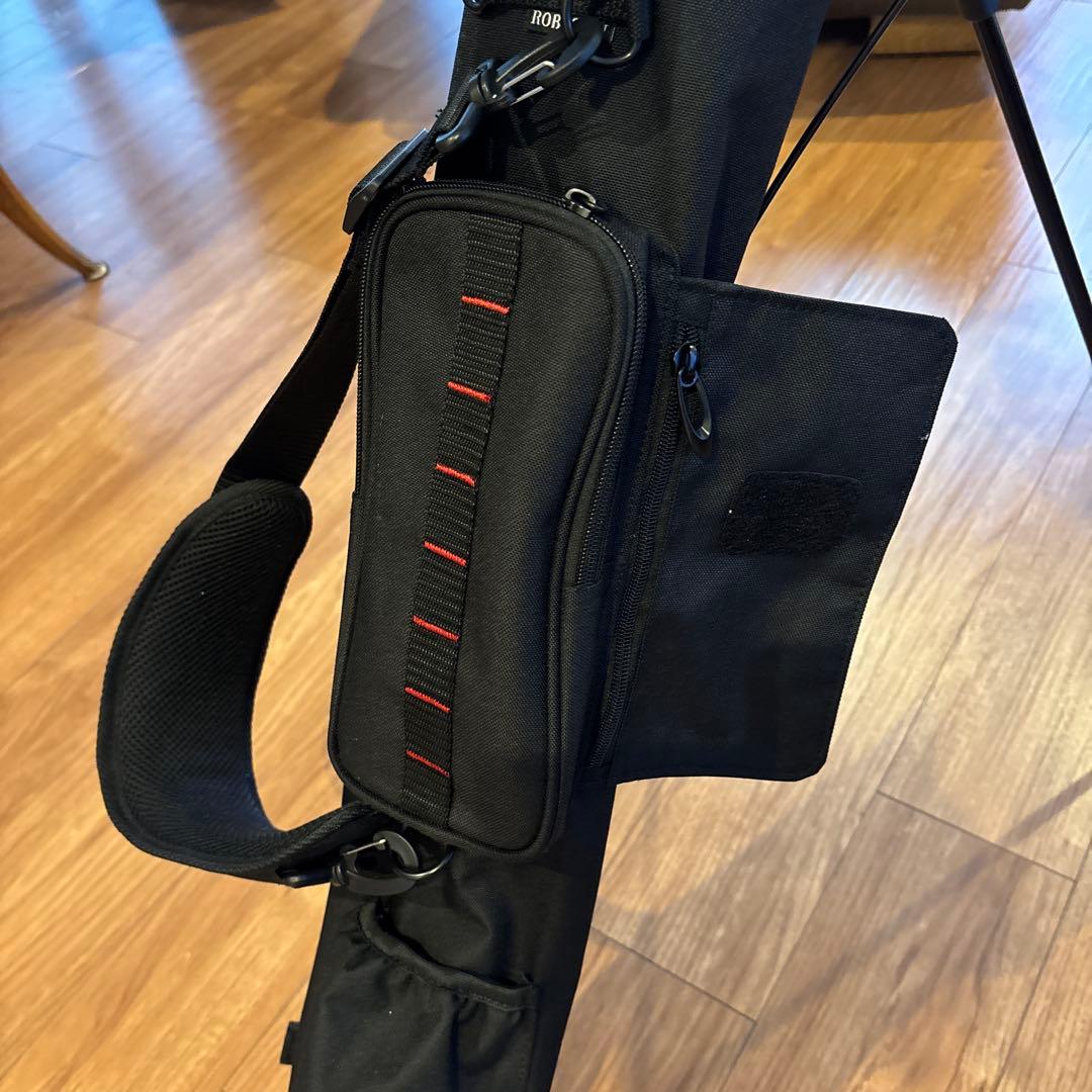 ROBUSTIN スタンド付きキャディバッグ ブラック