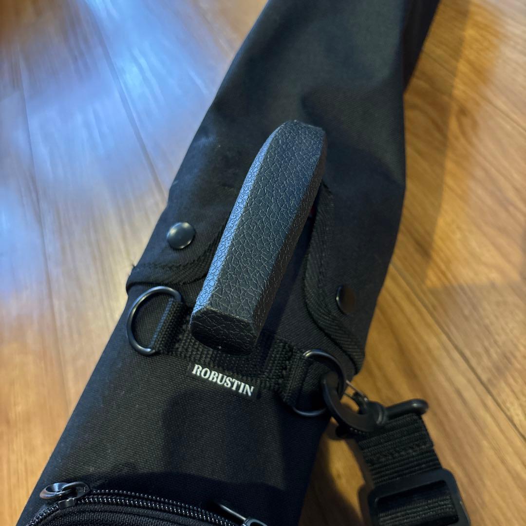 ROBUSTIN スタンド付きキャディバッグ ブラック