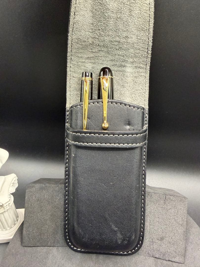 Pilot CUSTOM 74 万年筆　グランセ&ボールペン　革製筆入れ