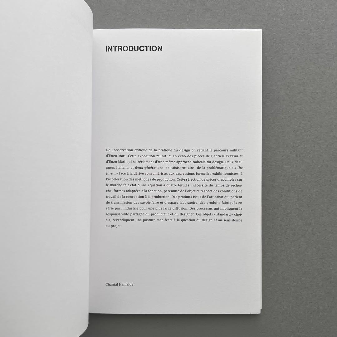 アート・デザイン・音楽 CHE FARE Enzo Mari Gabriele Pezzini