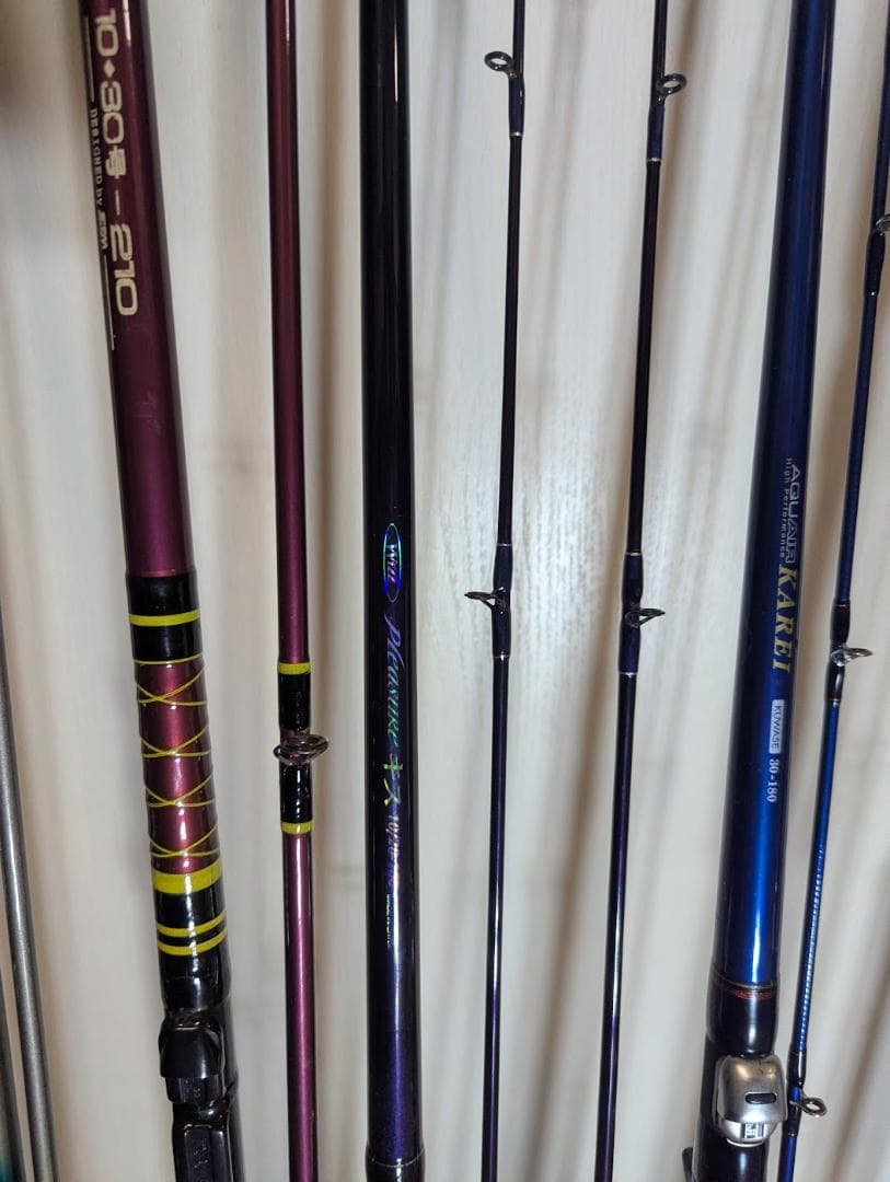 豪華8本！船釣りファミリーセット シマノ NEXUSロッドケース付 万能船竿