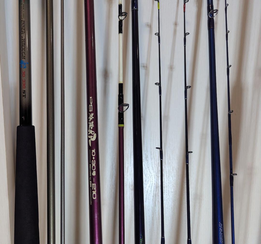 豪華8本！船釣りファミリーセット シマノ NEXUSロッドケース付 万能船竿