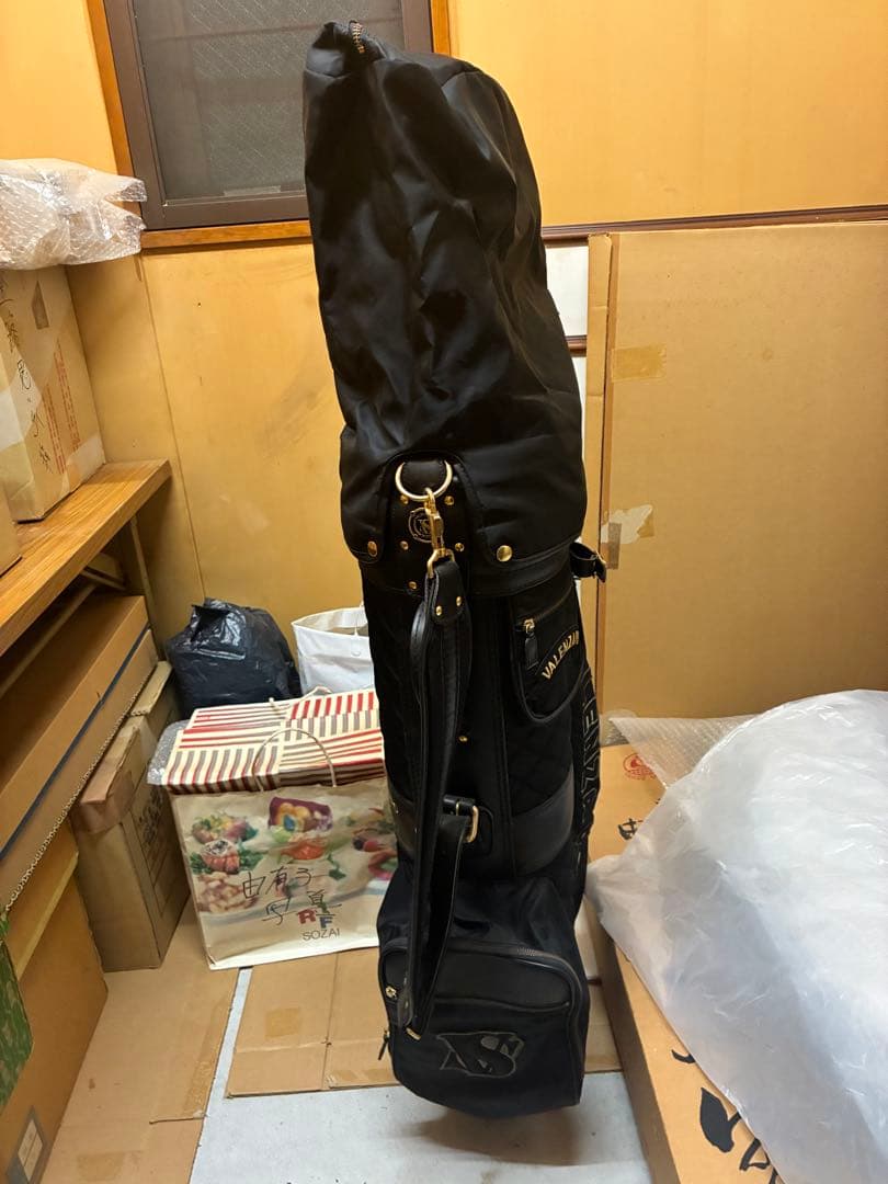 valenzapo バレンザポー ゴルフ キャディバッグ グレー　ブラック
